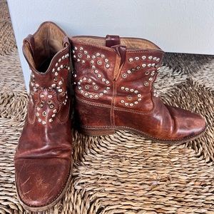 Isabel Marant Studded Leather Ankle Boots